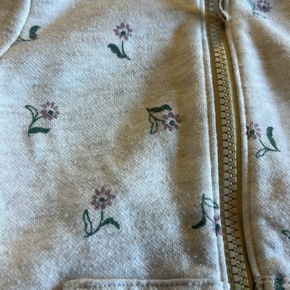 Cat & Jack - Floral Print Kids Hoodie - Picture 2 of 3